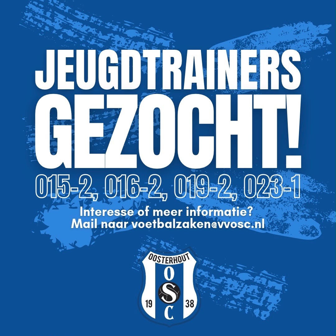 Jeugdtrainers gezocht