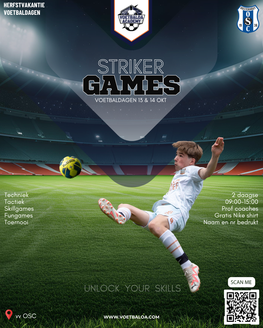 Extra voetbalplezier in de herfstvakantie!