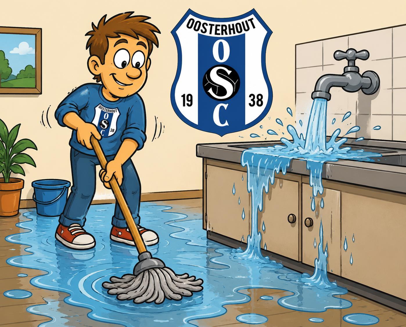 SCHOONMAKEN… OF DWEILEN MET DE KRAAN OPEN?